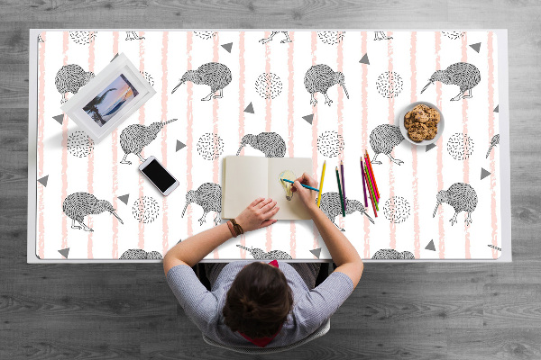 Tappetino da scrivania Pattern Birds Kiwi