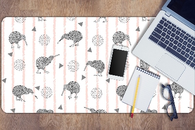 Tappetino da scrivania Pattern Birds Kiwi