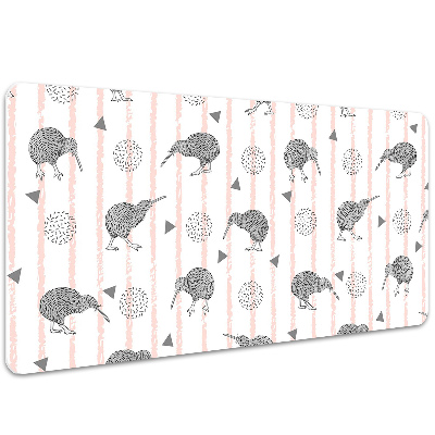 Tappetino da scrivania Pattern Birds Kiwi