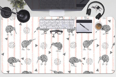 Tappetino da scrivania Pattern Birds Kiwi