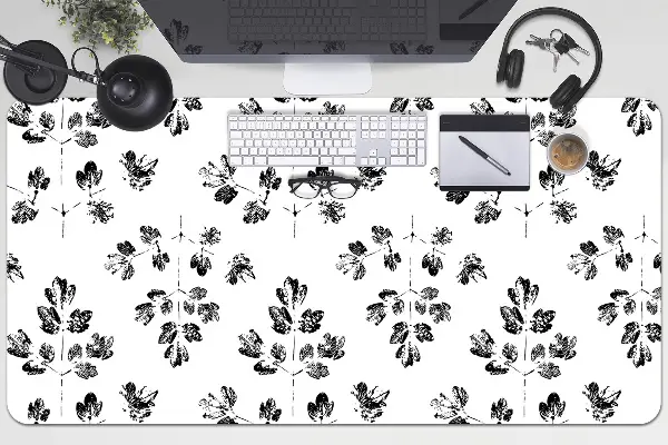 Sottomano da scrivania Pattern In Bianco E Nero