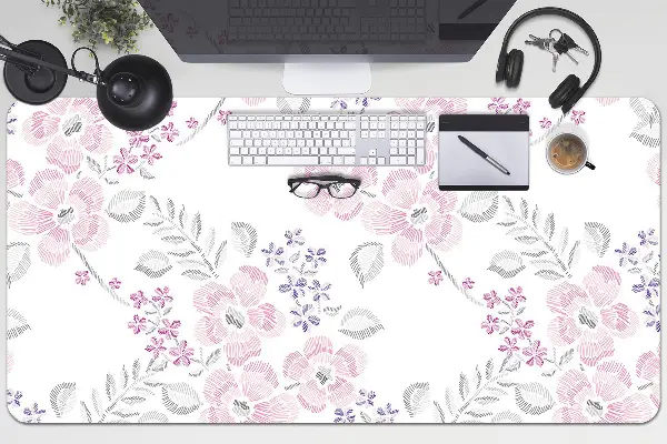 Sottomano da scrivania Pattern Floreale