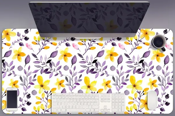 Sottomano da scrivania Fiori Astratti