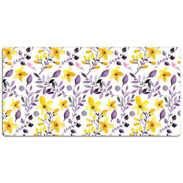 Sottomano da scrivania Fiori Astratti