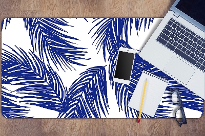 Tappetino da scrivania Foglia Blu Navy