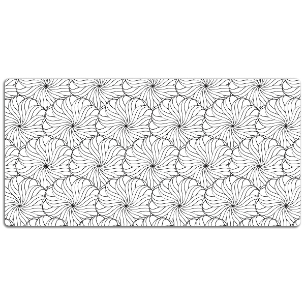 Tappetino da scrivania Fiore Disegnato