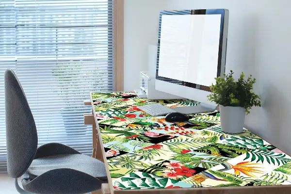 Tappetino da scrivania Fiori E Uccelli