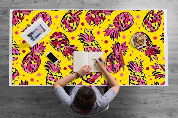 Tappetino da scrivania Ananas Rosa