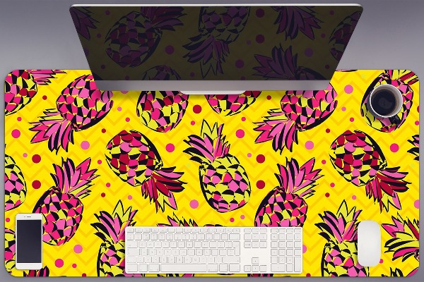 Tappetino da scrivania Ananas Rosa