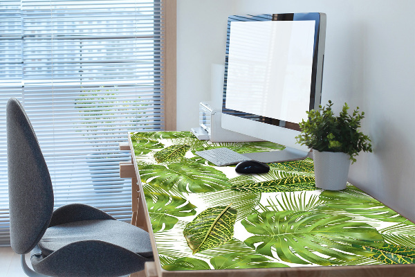 Sottomano da scrivania Foglie Tropicali