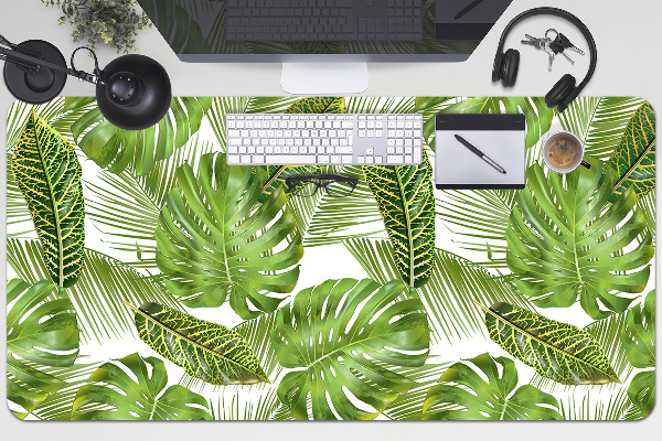 Sottomano da scrivania Foglie Tropicali