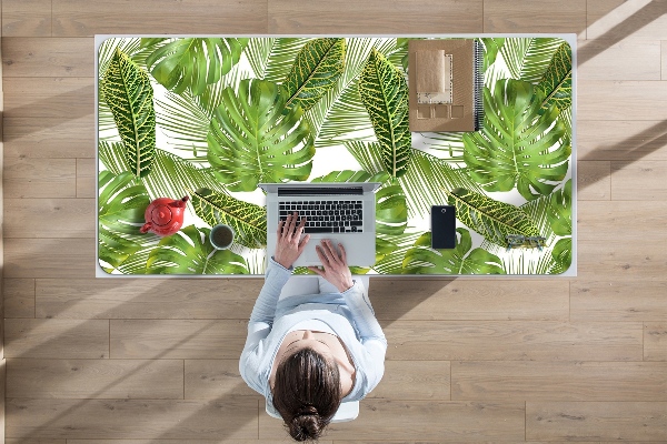 Sottomano da scrivania Foglie Tropicali