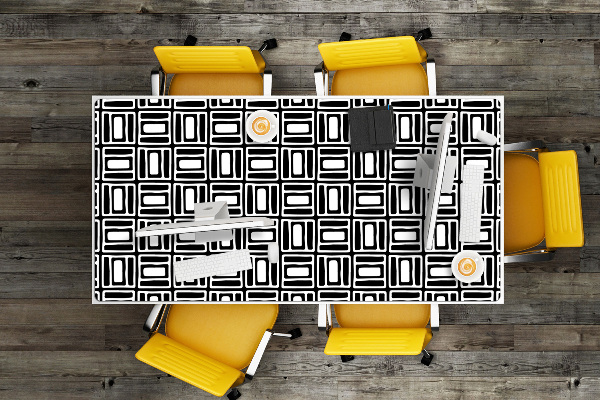 Sottomano da scrivania Pattern Geometrico