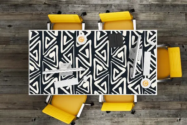 Sottomano da scrivania Pattern Geometrico
