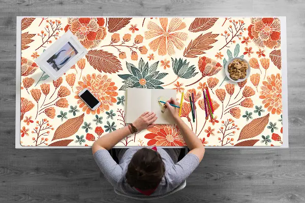 Sottomano da scrivania Fiori Artistici