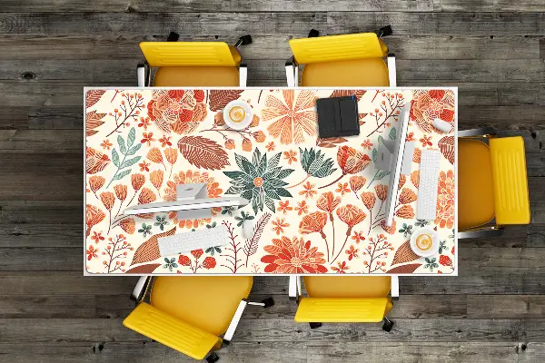 Sottomano da scrivania Fiori Artistici