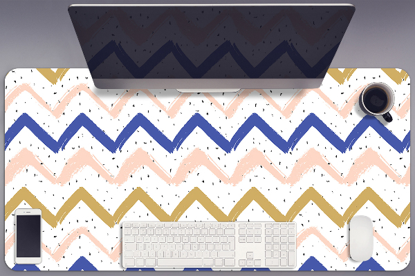 Sottomano da scrivania Zigzag Dipinti
