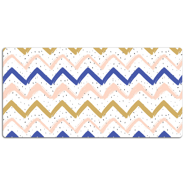 Sottomano da scrivania Zigzag Dipinti