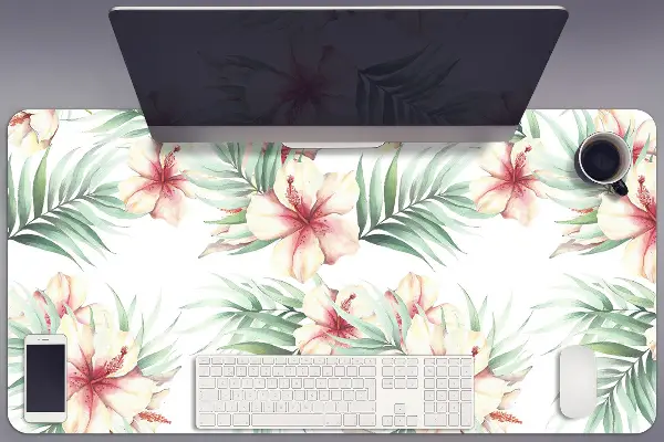 Sottomano da scrivania Fiori Hawaiani
