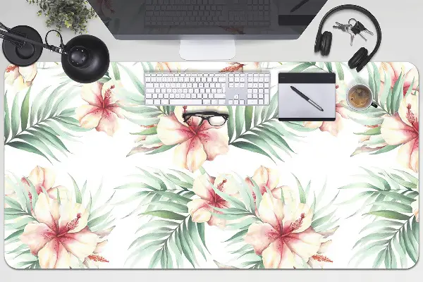 Sottomano da scrivania Fiori Hawaiani