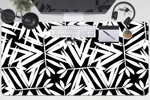 Sottomano da scrivania Pattern In Bianco E Nero