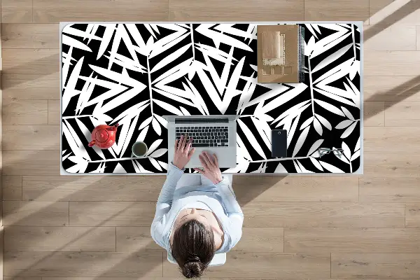 Sottomano da scrivania Pattern In Bianco E Nero