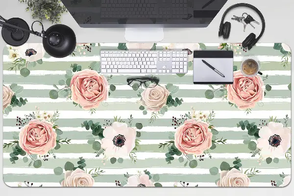 Sottomano da scrivania Rose A Strisce