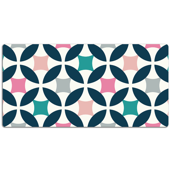 Sottomano da scrivania Pattern Retrò Pastello