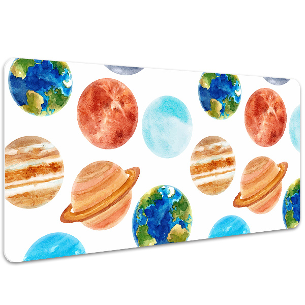Sottomano da scrivania Pianeti Colorati