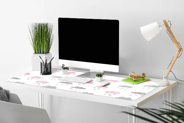 Sottomano da scrivania Nuvole Minimaliste