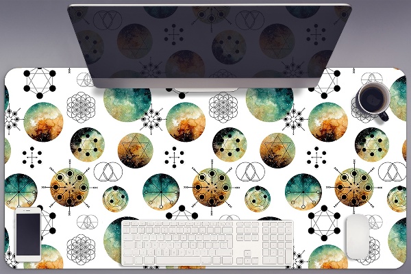 Sottomano da scrivania Pattern Galattico