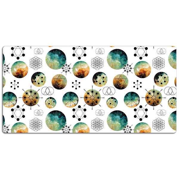 Sottomano da scrivania Pattern Galattico