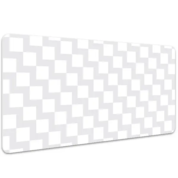 Sottomano da scrivania Pattern Quadrato 3D