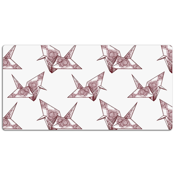 Sottomano da scrivania Uccelli Origami