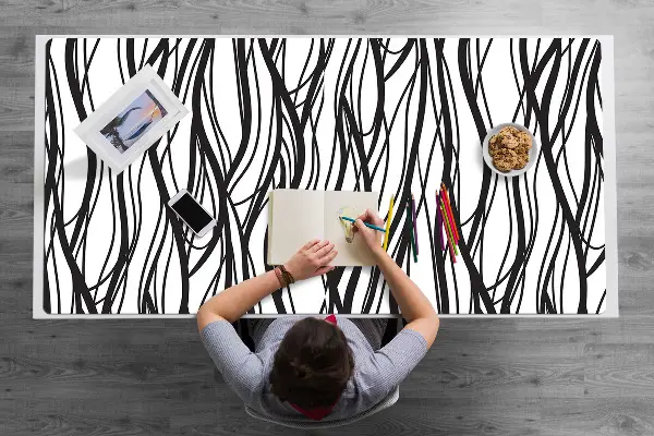 Sottomano da scrivania Linee Ondulate