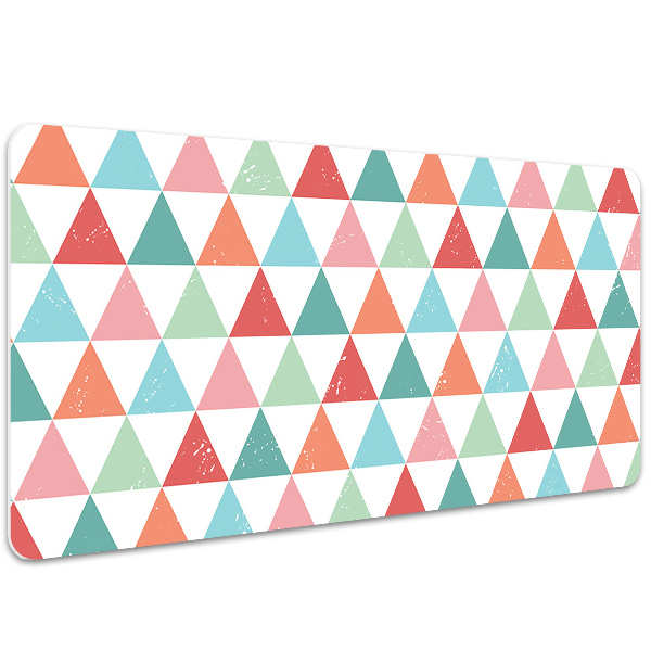 Sottomano da scrivania Triangoli Colorati