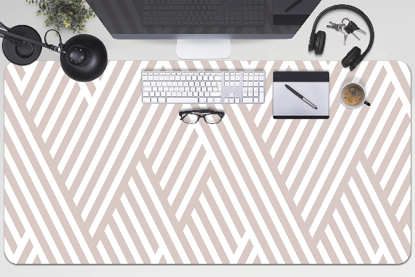 Sottomano da scrivania Linee Di Pattern Rotte