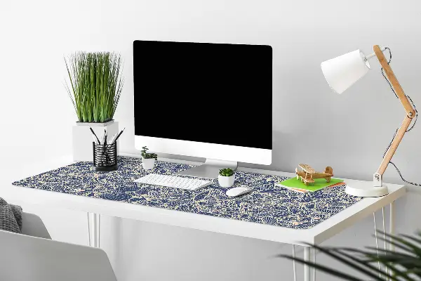 Tappetino da scrivania Fiore Blu