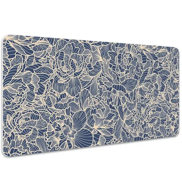 Tappetino da scrivania Fiore Blu