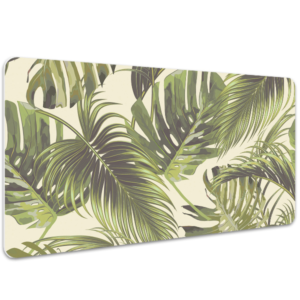 Sottomano da scrivania Foglie Tropicali