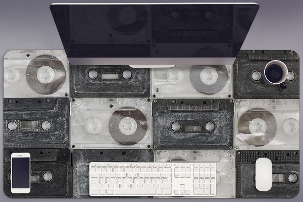 Tappetino da scrivania Vecchie Cassette