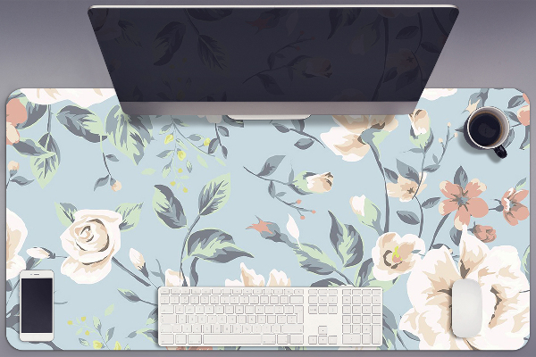 Sottomano da scrivania Fiori In Stile Vintage