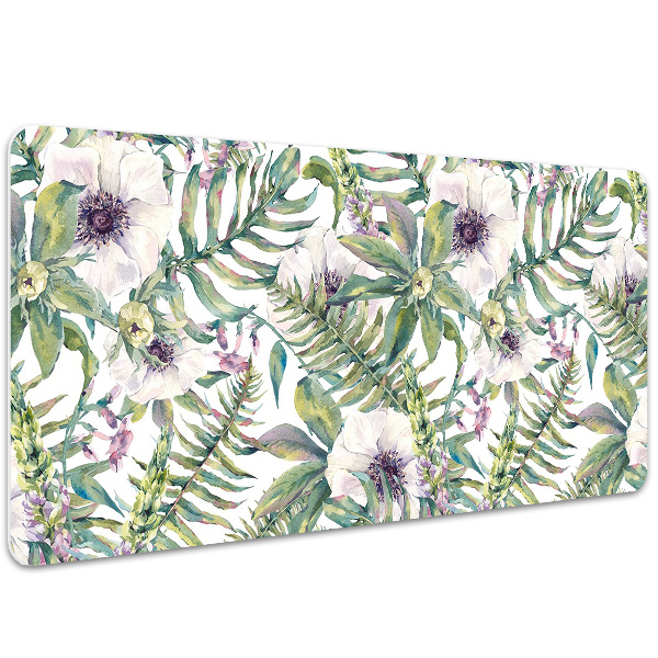 Tappetino da scrivania Fiori Bianchi