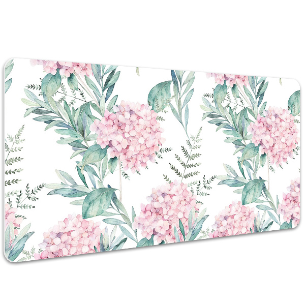 Sottomano da scrivania Fiori Rosa Chiaro
