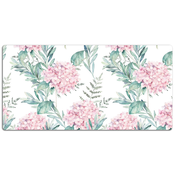 Sottomano da scrivania Fiori Rosa Chiaro