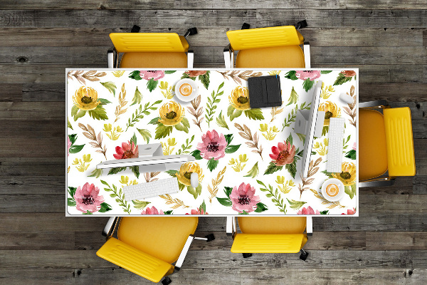Tappetino da scrivania Fiori Ad Acquerello