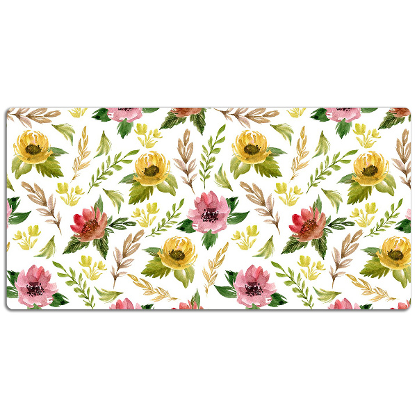 Tappetino da scrivania Fiori Ad Acquerello