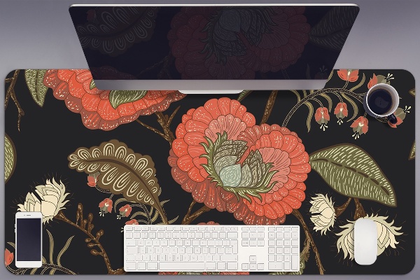 Tappetino da scrivania Fiori Retrò