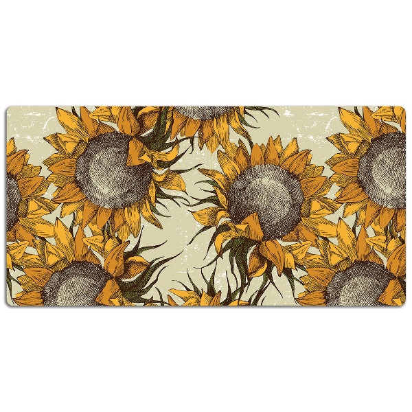 Sottomano da scrivania Girasoli Retrò