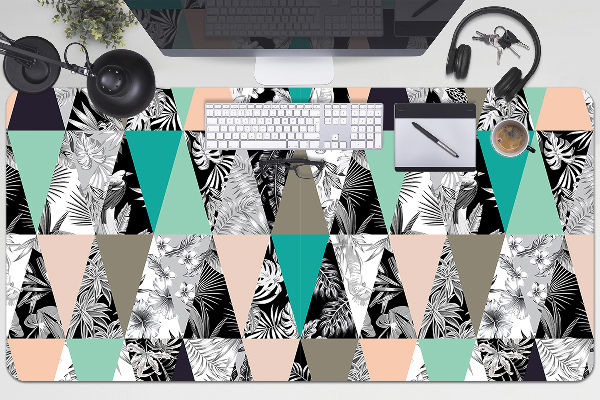 Sottomano da scrivania Patchwork Tropicale